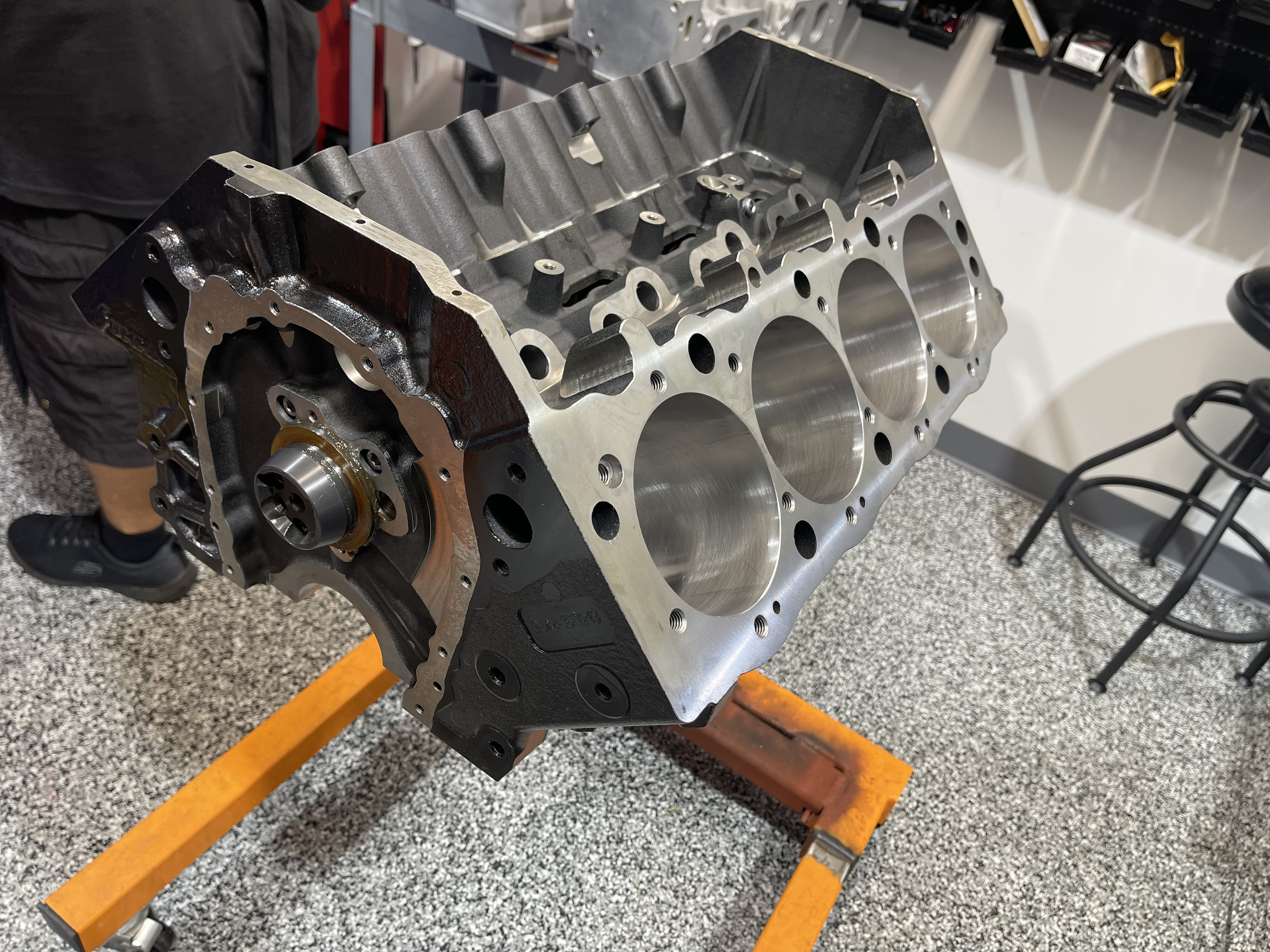 Rotating assembly components during engine blueprinting