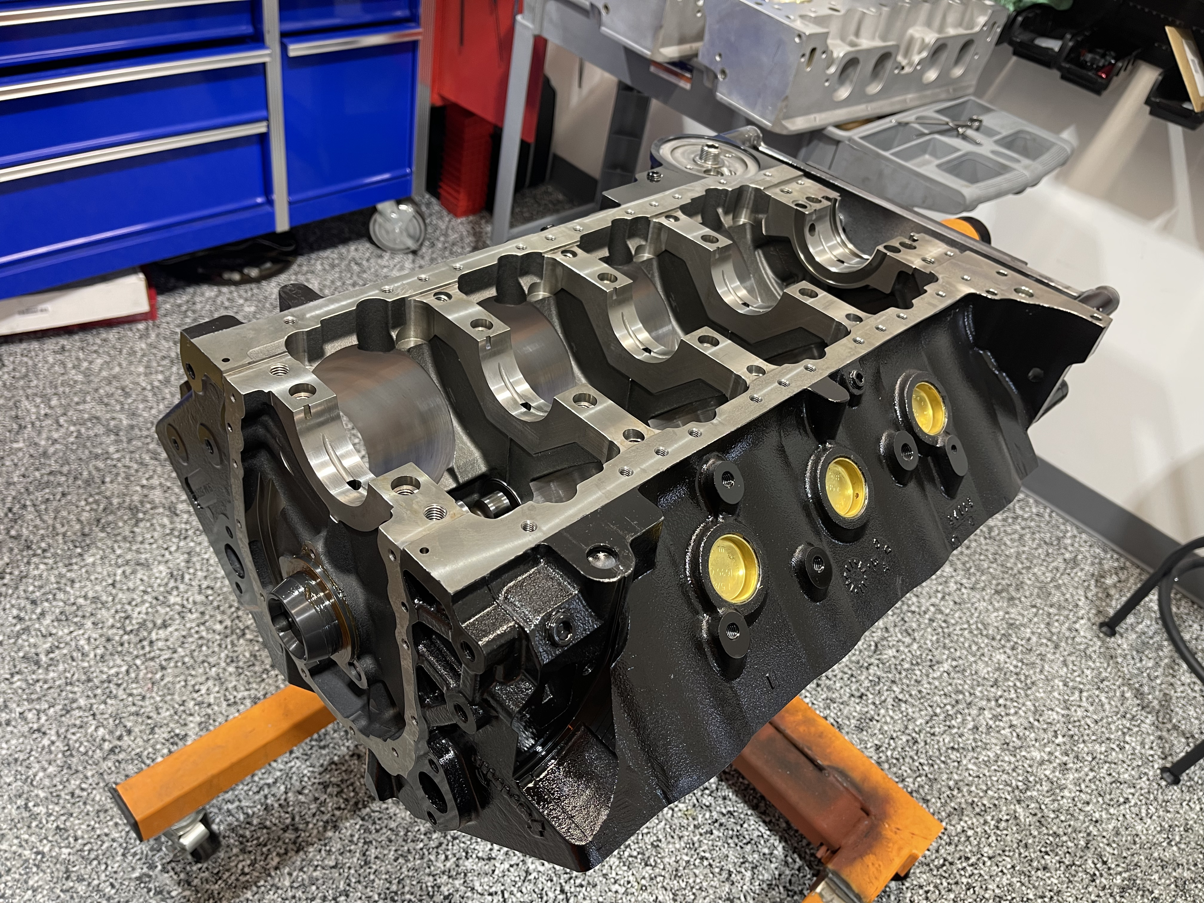 Rotating assembly components prepared for balancing