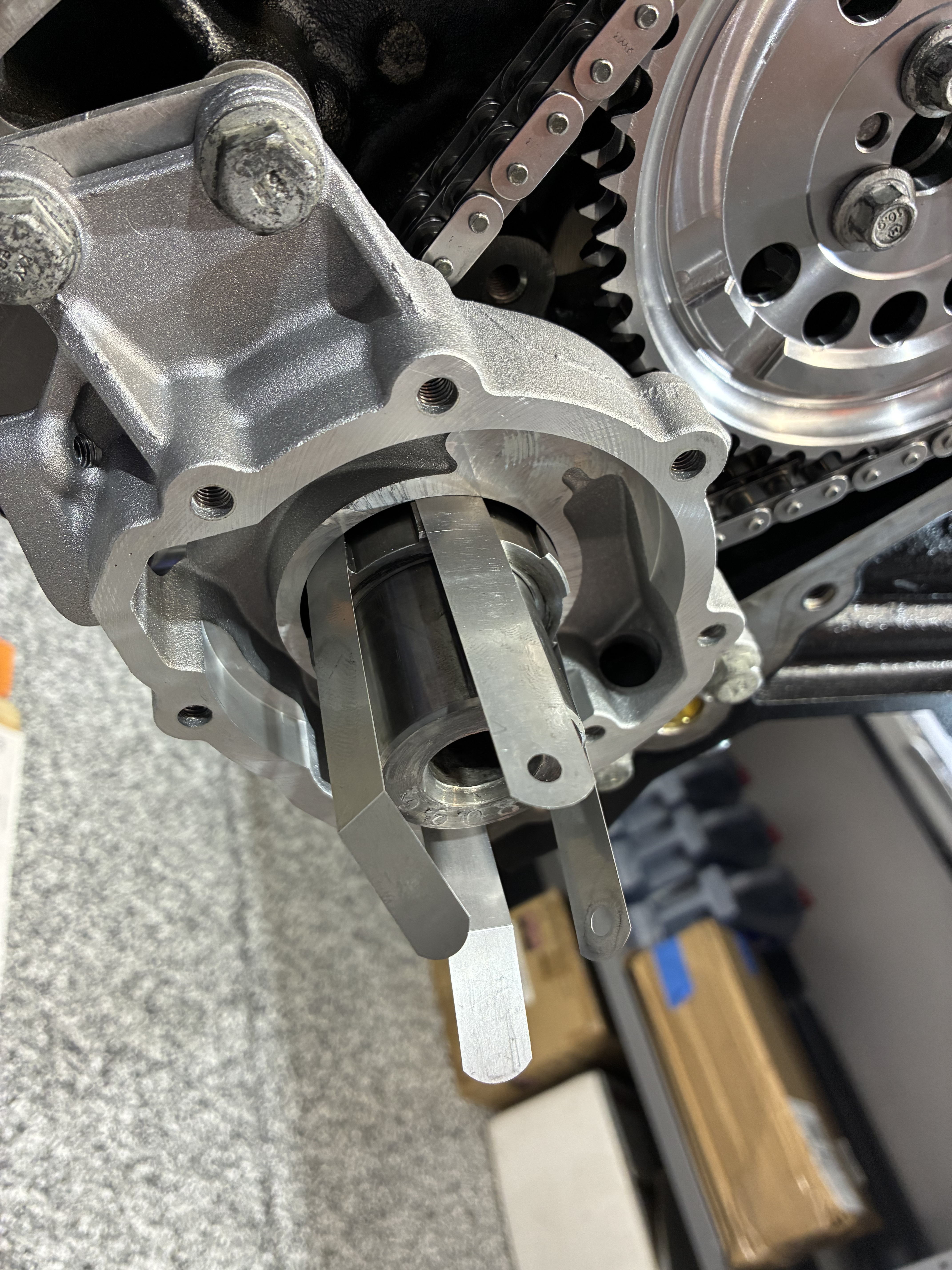 Precision machining equipment in the shop